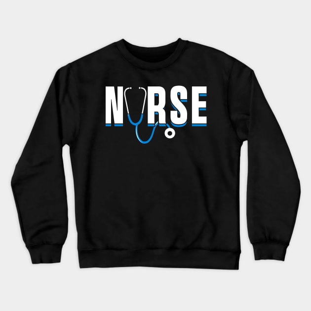 Retro Nurse Week Nurse Day Cute Nurse Crewneck Sweatshirt by KsuAnn